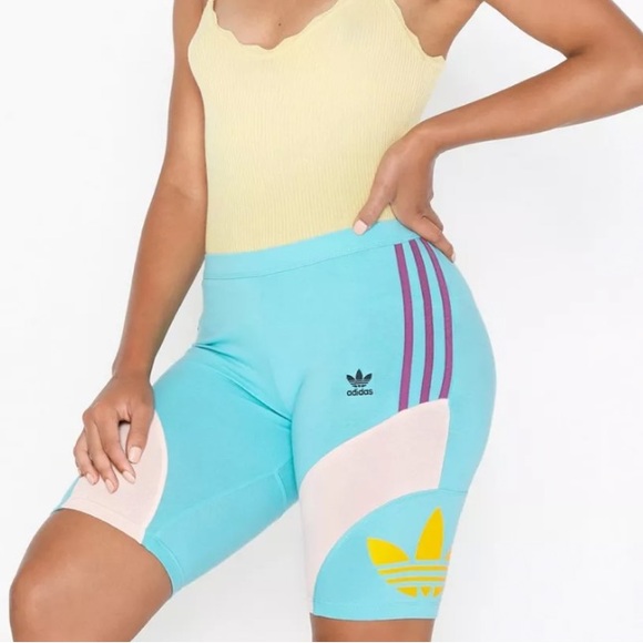 Adidas Blue Retro Cycling Shorts Size XS - Picture 3 of 5